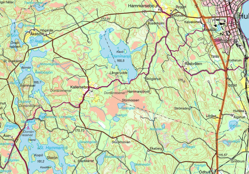 Översiktskarta norra delen