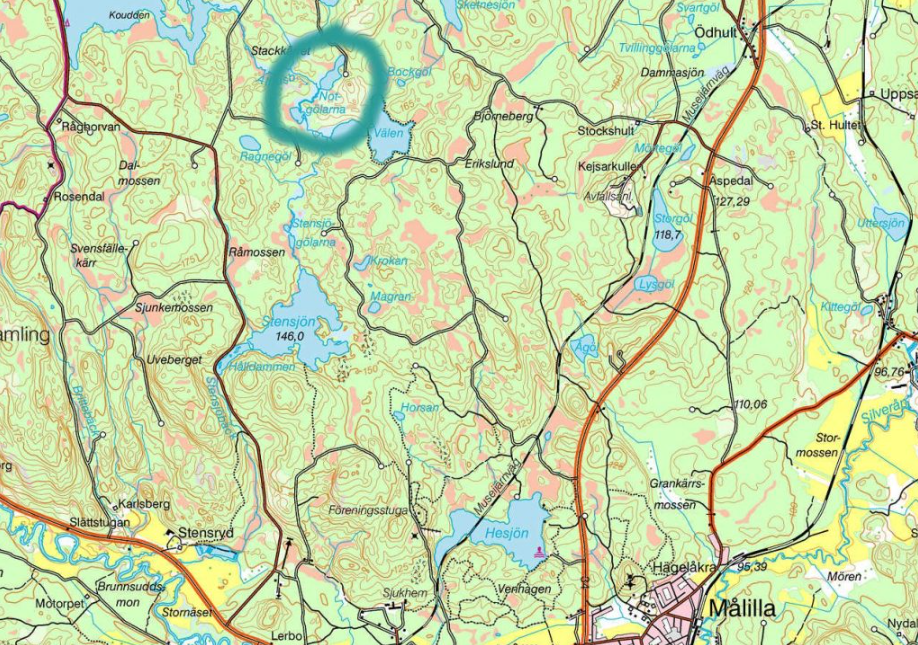 Översiktskarta Notgölarna