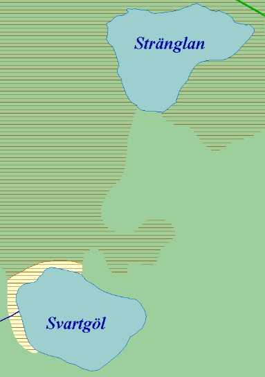 Karta Stränglan och Svartgöl